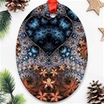 Fractal Oval Ornament (Two Sides) Back