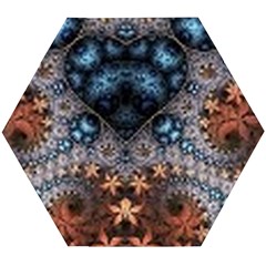 Fractal Wooden Puzzle Hexagon by Sparkle