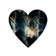 Fractal Heart Magnet by Sparkle