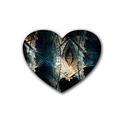 Fractal Rubber Coaster (heart) by Sparkle