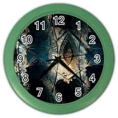 Fractal Color Wall Clock by Sparkle