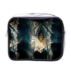 Fractal Mini Toiletries Bag (one Side) by Sparkle