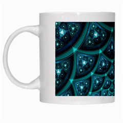 Fractal White Mugs by Sparkle