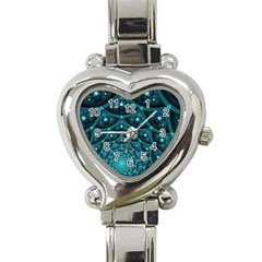 Fractal Heart Italian Charm Watch by Sparkle