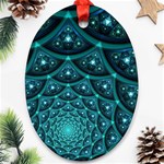 Fractal Oval Ornament (Two Sides) Front