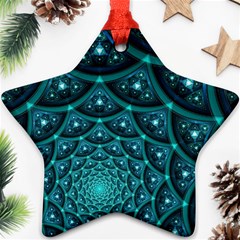 Fractal Star Ornament (two Sides) by Sparkle