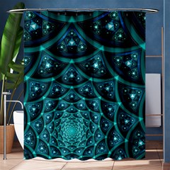 Fractal Shower Curtain 60  X 72  (medium)  by Sparkle