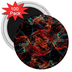 Fractal 3  Magnets (100 Pack) by Sparkle