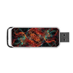 Fractal Portable Usb Flash (one Side) by Sparkle