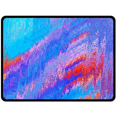 Fractal Fleece Blanket (large)  by Sparkle