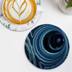 Fractal Uv Print Round Tile Coaster