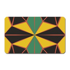 Abstract Pattern Geometric Backgrounds   Magnet (rectangular) by Eskimos