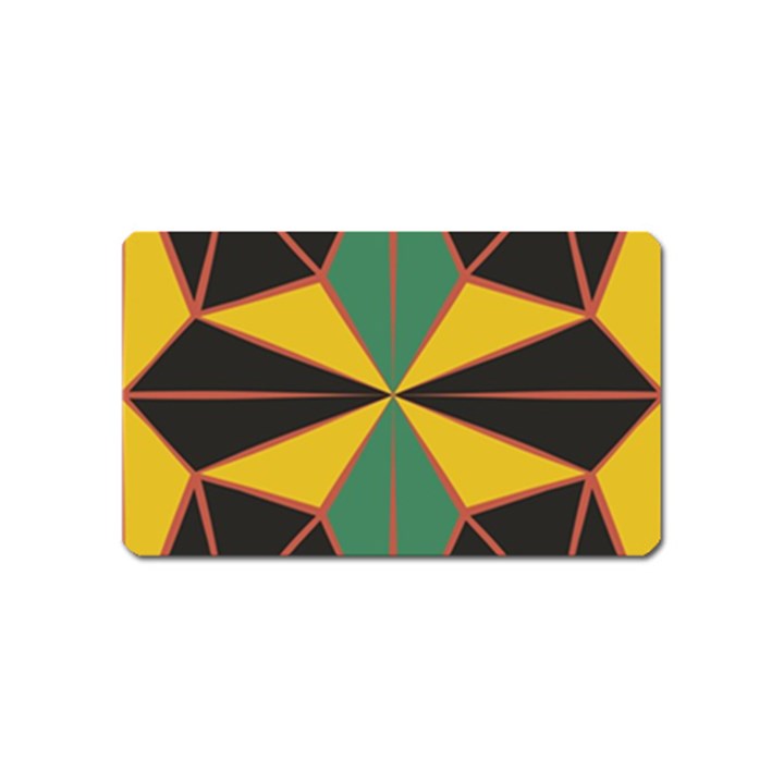 Abstract pattern geometric backgrounds   Magnet (Name Card)