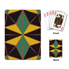 Abstract Pattern Geometric Backgrounds   Playing Cards Single Design (rectangle) by Eskimos