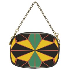 Abstract Pattern Geometric Backgrounds   Chain Purse (two Sides) by Eskimos