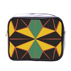 Abstract Pattern Geometric Backgrounds   Mini Toiletries Bag (one Side) by Eskimos