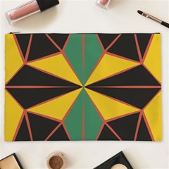 Abstract Pattern Geometric Backgrounds   Cosmetic Bag (xxl) by Eskimos