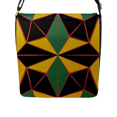 Abstract Pattern Geometric Backgrounds   Flap Closure Messenger Bag (l) by Eskimos