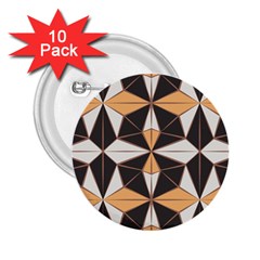 Abstract Pattern Geometric Backgrounds   2 25  Buttons (10 Pack)  by Eskimos