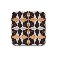 Abstract Pattern Geometric Backgrounds   Rubber Square Coaster (4 Pack) by Eskimos