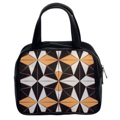 Abstract Pattern Geometric Backgrounds   Classic Handbag (two Sides) by Eskimos