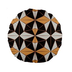 Abstract Pattern Geometric Backgrounds   Standard 15  Premium Round Cushions by Eskimos