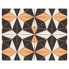 Abstract Pattern Geometric Backgrounds   Double Sided Flano Blanket (medium)  by Eskimos