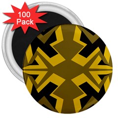 Abstract Pattern Geometric Backgrounds   3  Magnets (100 Pack) by Eskimos