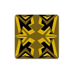 Abstract Pattern Geometric Backgrounds   Square Magnet by Eskimos