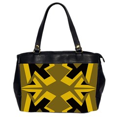 Abstract Pattern Geometric Backgrounds   Oversize Office Handbag (2 Sides)