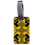 Abstract pattern geometric backgrounds   Luggage Tag (two sides) Front