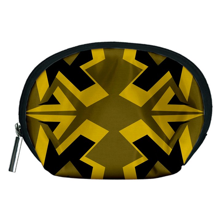 Abstract pattern geometric backgrounds   Accessory Pouch (Medium)