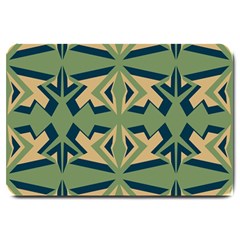 Abstract Pattern Geometric Backgrounds   Large Doormat  by Eskimos