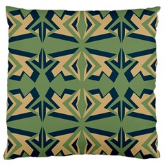 Abstract Pattern Geometric Backgrounds   Large Flano Cushion Case (one Side) by Eskimos