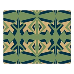 Abstract Pattern Geometric Backgrounds   Double Sided Flano Blanket (large)  by Eskimos