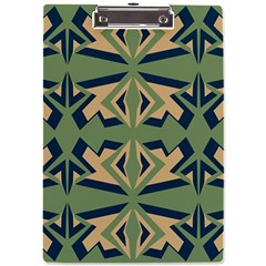 Abstract Pattern Geometric Backgrounds   A4 Clipboard