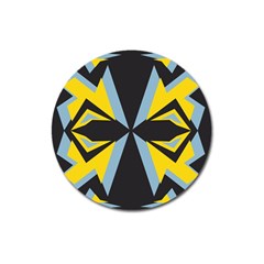 Abstract Pattern Geometric Backgrounds   Magnet 3  (round) by Eskimos