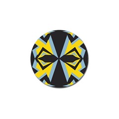 Abstract Pattern Geometric Backgrounds   Golf Ball Marker by Eskimos