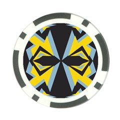 Abstract Pattern Geometric Backgrounds   Poker Chip Card Guard by Eskimos