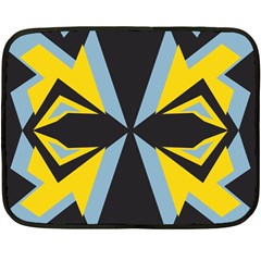 Abstract Pattern Geometric Backgrounds   Double Sided Fleece Blanket (mini)  by Eskimos