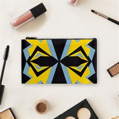 Abstract Pattern Geometric Backgrounds   Cosmetic Bag (small) by Eskimos