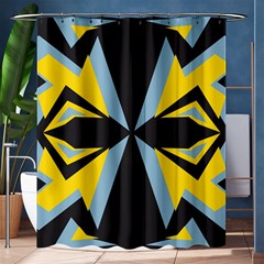 Abstract Pattern Geometric Backgrounds   Shower Curtain 60  X 72  (medium)  by Eskimos