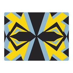 Abstract Pattern Geometric Backgrounds   Double Sided Flano Blanket (mini)  by Eskimos