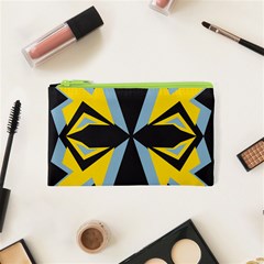 Abstract Pattern Geometric Backgrounds   Cosmetic Bag (xs) by Eskimos