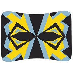 Abstract Pattern Geometric Backgrounds   Velour Seat Head Rest Cushion by Eskimos