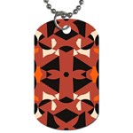 Abstract pattern geometric backgrounds   Dog Tag (Two Sides) Front