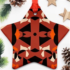 Abstract Pattern Geometric Backgrounds   Star Ornament (two Sides) by Eskimos