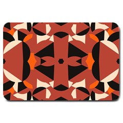 Abstract Pattern Geometric Backgrounds   Large Doormat  by Eskimos