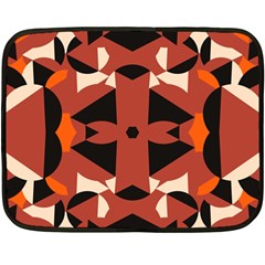 Abstract Pattern Geometric Backgrounds   Fleece Blanket (mini) by Eskimos