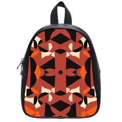 Abstract Pattern Geometric Backgrounds   School Bag (small) by Eskimos